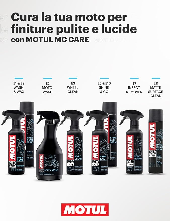 Motul E3 Pulitore Cerchi Moto Spray 400 ml