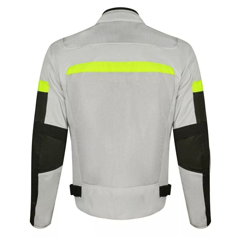 Giacca da moto per uomo con protezioni Tessuto Giubbotto Estiva Giubbino Scoote