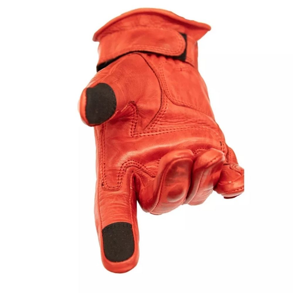 Guanti Moto Estivi In Pelle Protettivi vintage custom Racing Omologati CE