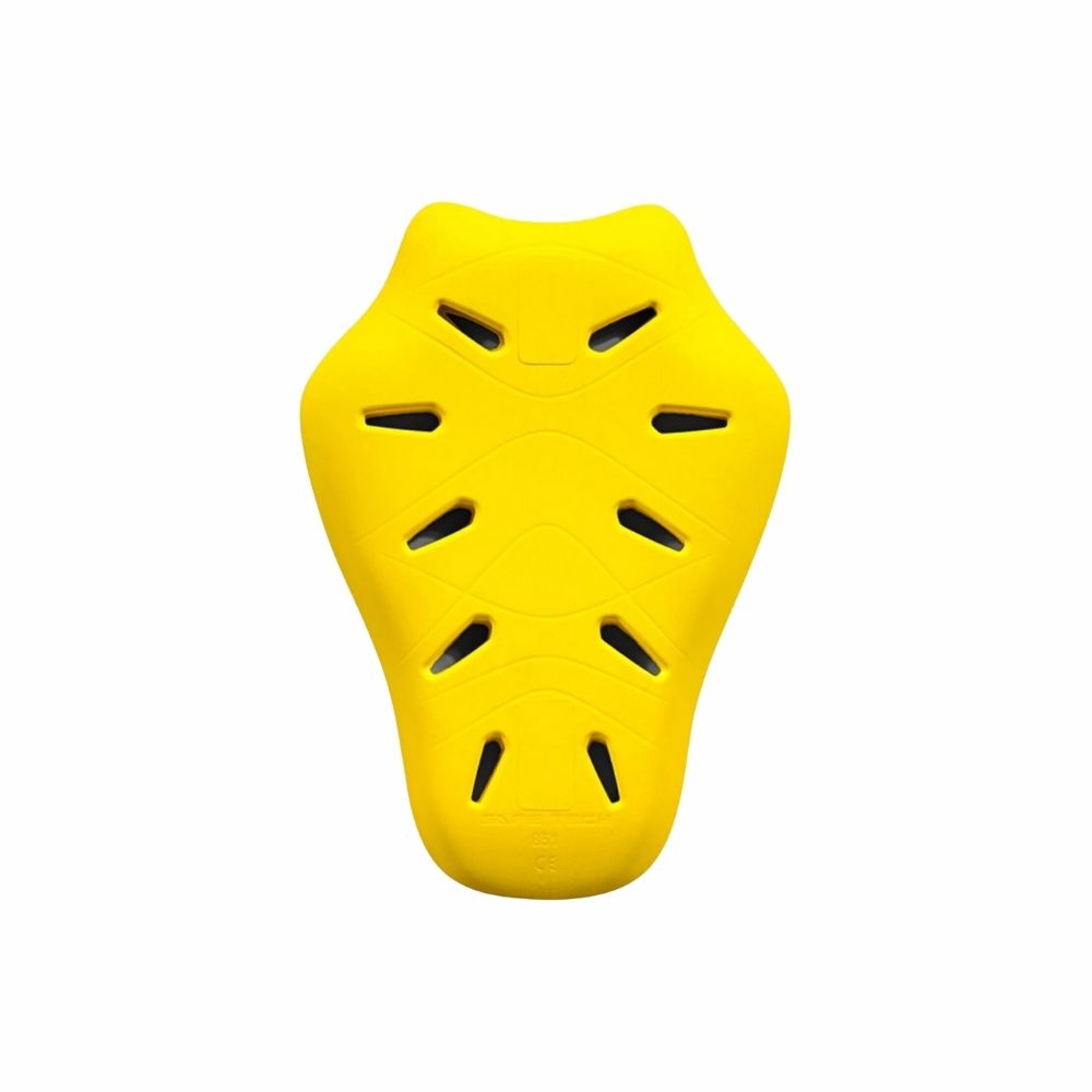 Paraschiena da Moto giubbotto giacca SAFETECH CE livello 2 TAGLIA M-L-XL GIALLO