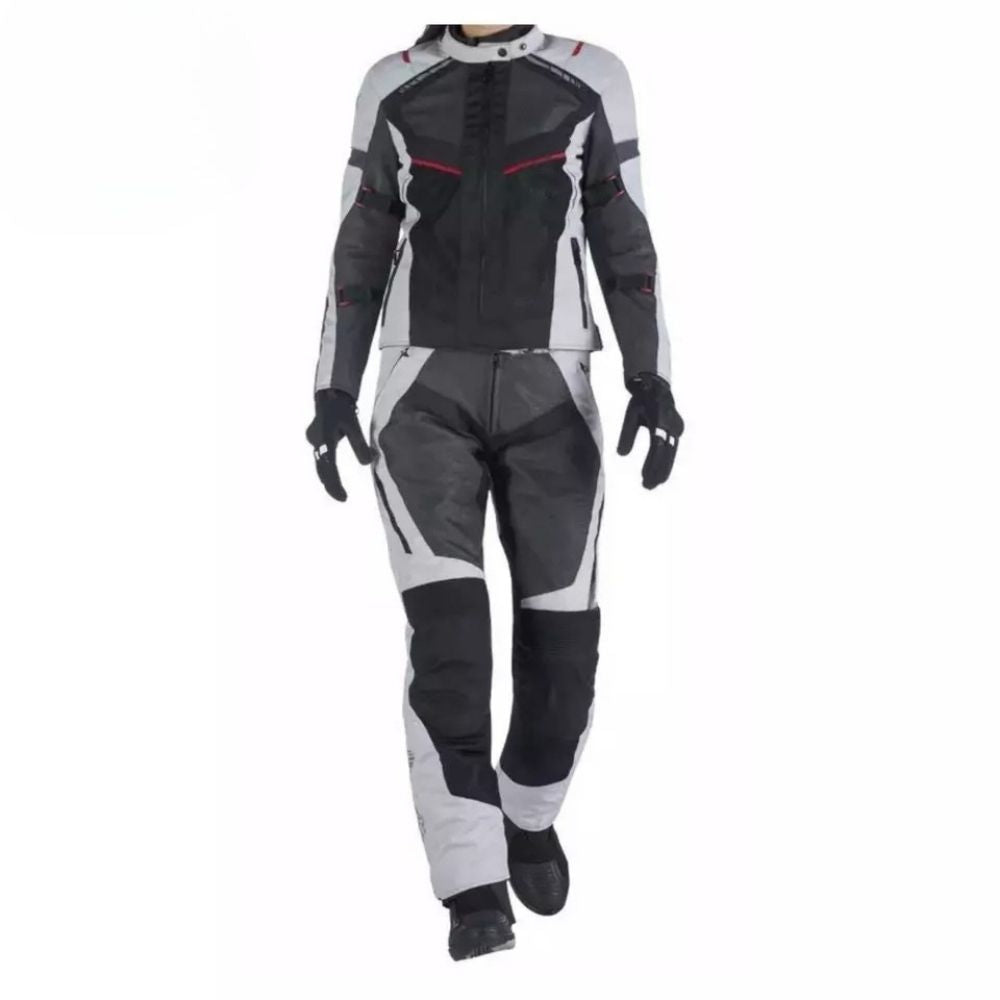 ALIKE Lady Giacca Moto Donna Tessuto CE Protezioni Termiche Scoot