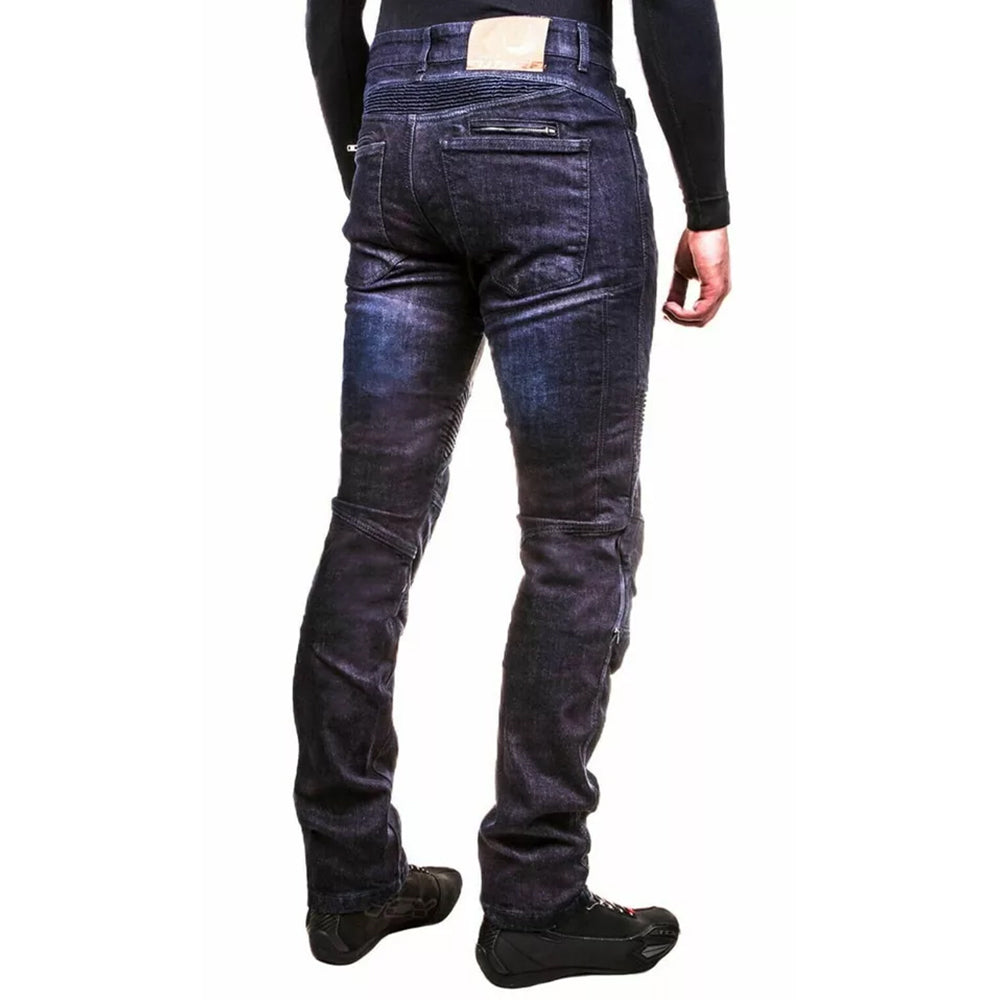 Jeans da moto Denim Estivi CE Certificati Con Kevlar, Rinforzi Protezioni CE