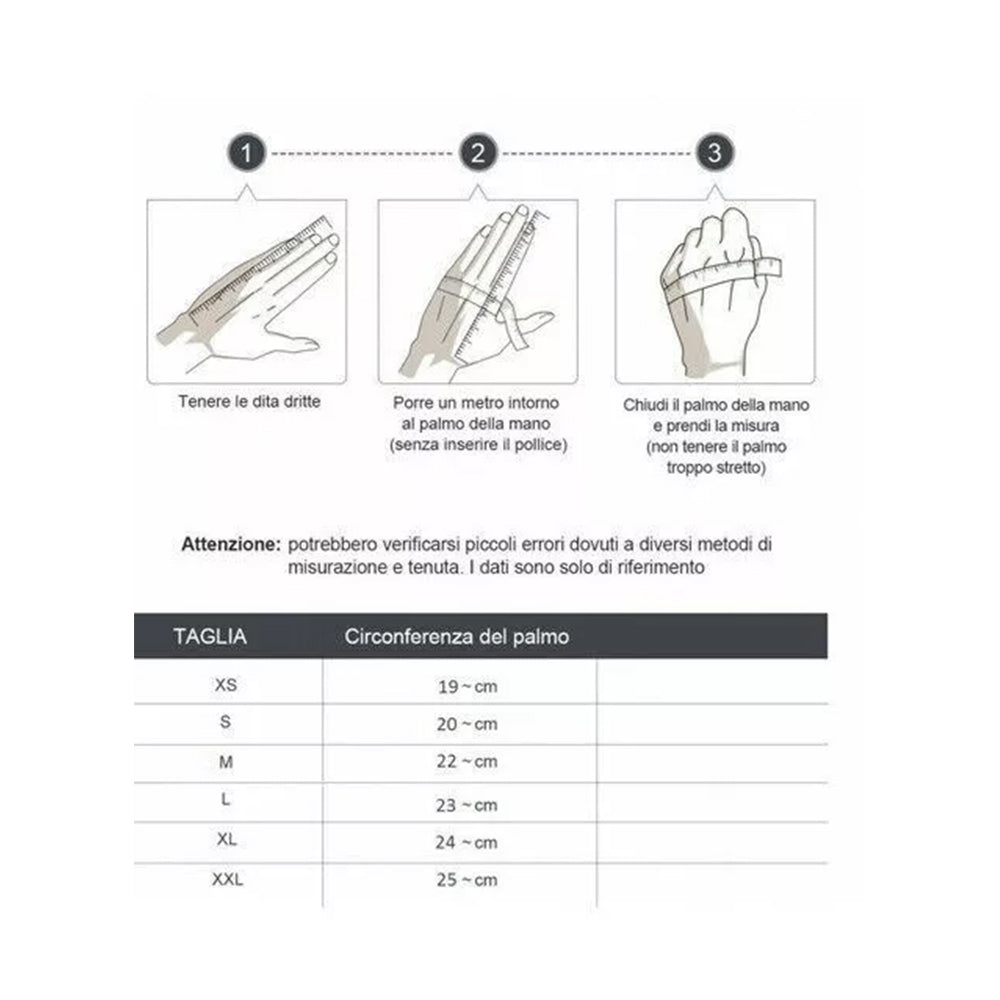 Guanti da moto invernali impermeabili ASPIDEX short in pelle e tessuto da uomo
