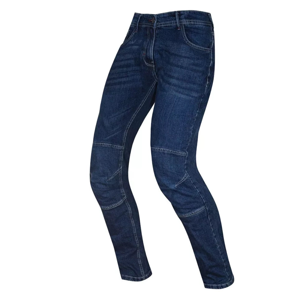 Jeans da per moto con protezioni ginocchia e fianchi omologate CE C.E.
