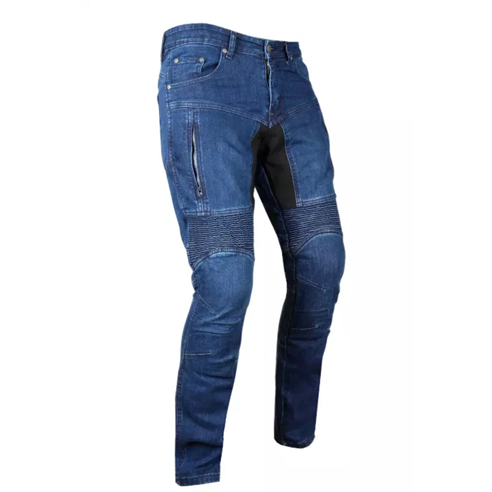Jeans da moto denim per uomo con protezioni urbano casual Omologati CON KEVLAR