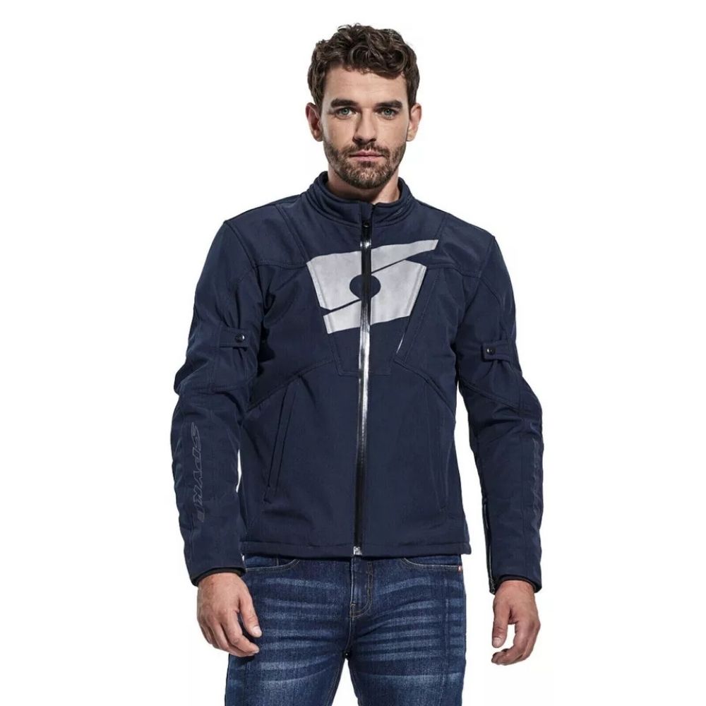 Giacca Moto softshell impermeabile uomo HIKER con Protezioni CE SCOOTER