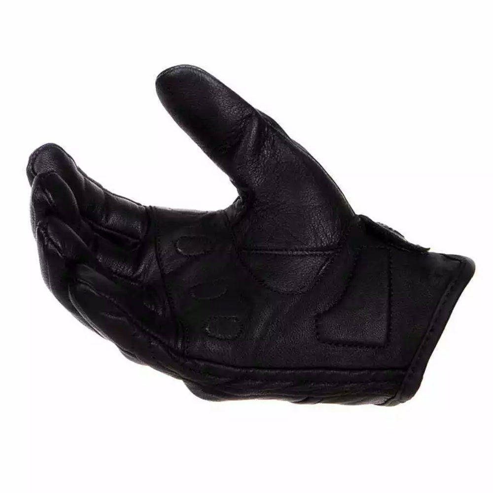 Guanti moto in pelle Vintage e Custom cafè Race Neri morbidi Iin vera pelle pro