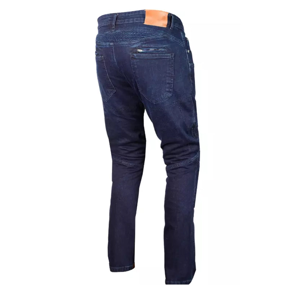 Jeans da moto denim per uomo con protezioni urbano casual Omologati CON KEVLAR