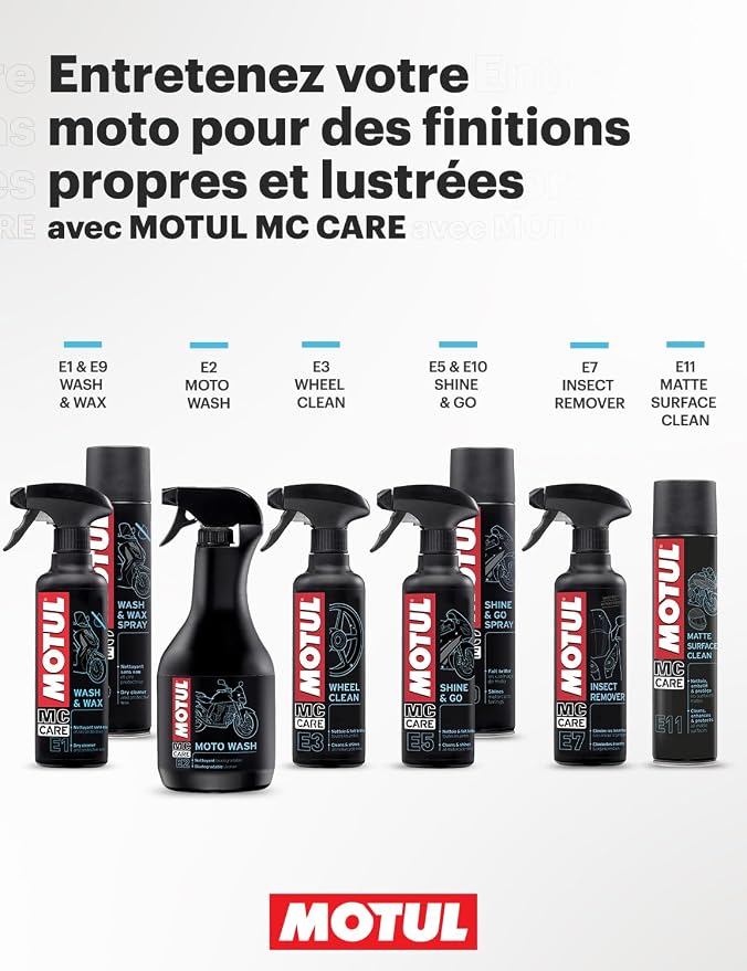 Motul E11 Pulitore Superfici Opache Moto Spray 400 ml