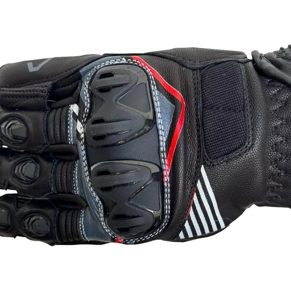 Guanti da Moto in pelle racing sportivi da corsa Lunghi Omologati Certificati CE