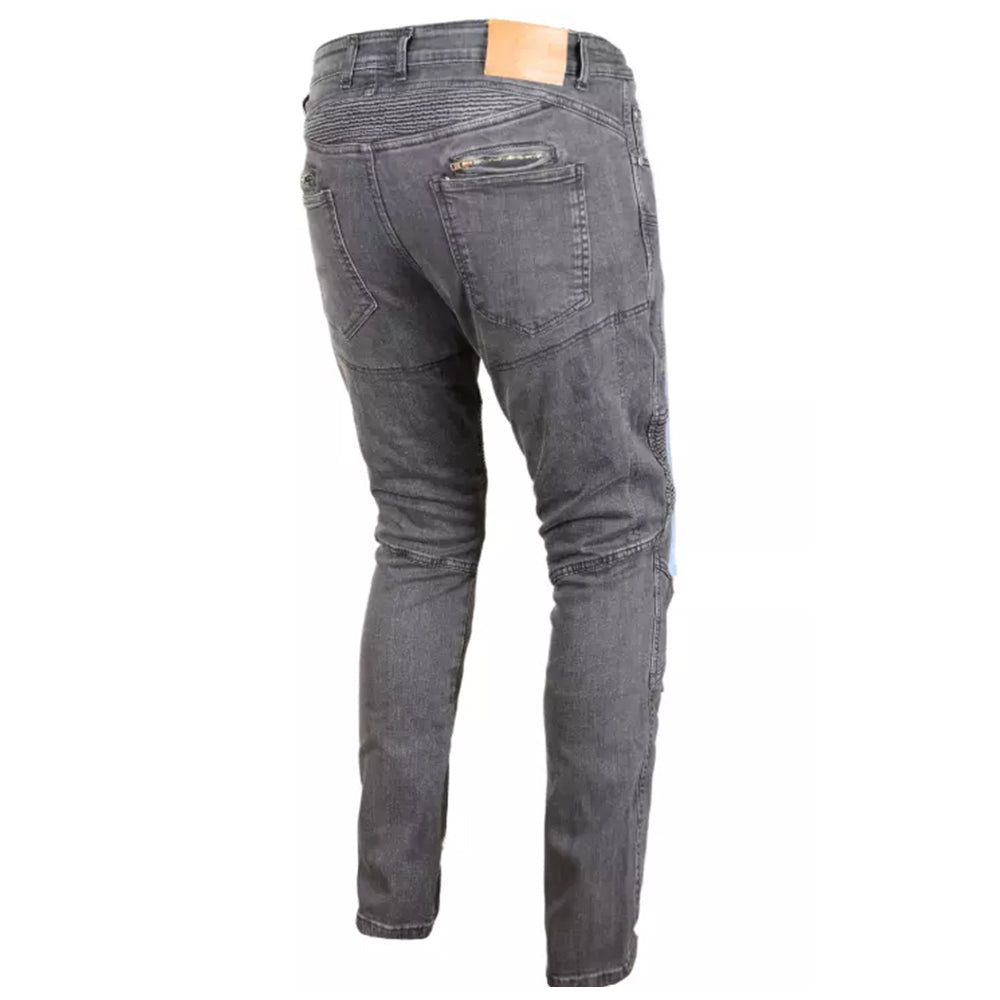 Jeans da moto denim per uomo con protezioni urbano casual Omologati CON KEVLAR
