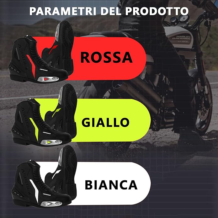 Scarpe da moto short racing - ASPIDEX