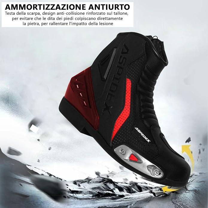 Scarpe da moto short racing - ASPIDEX