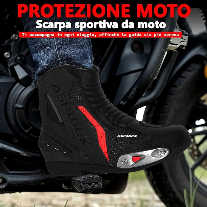 Scarpe da moto short racing - ASPIDEX