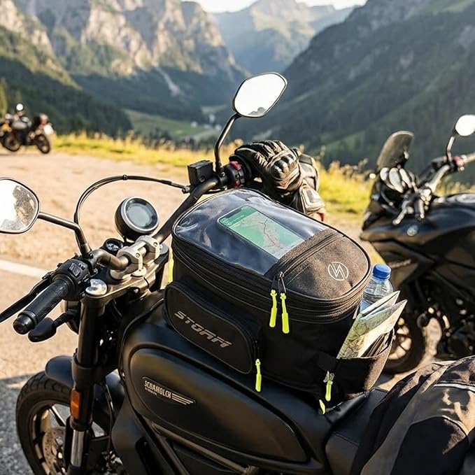 STORM Borsa da Serbatoio Moto 12L Impermeabile con Porta Smartphone