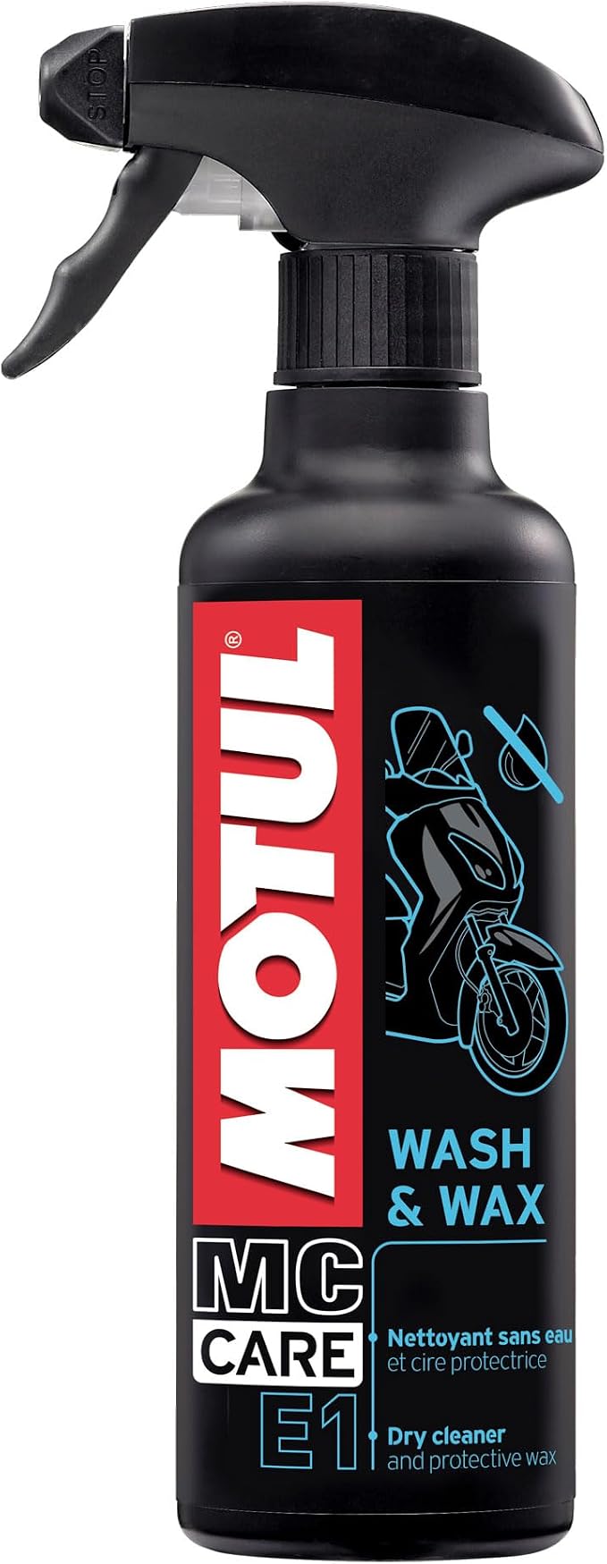 Motul E1 Wash & Wax Detergente Moto Spray 400 ml