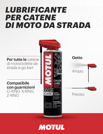 Motul C2 Lubrificante Catena Moto Spray 400 ml
