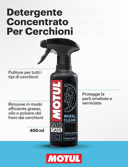 Motul E3 Pulitore Cerchi Moto Spray 400 ml