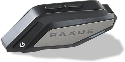 RAXUS Interfono Bluetooth 5.3 Moto per Casco Impermeabile Nero