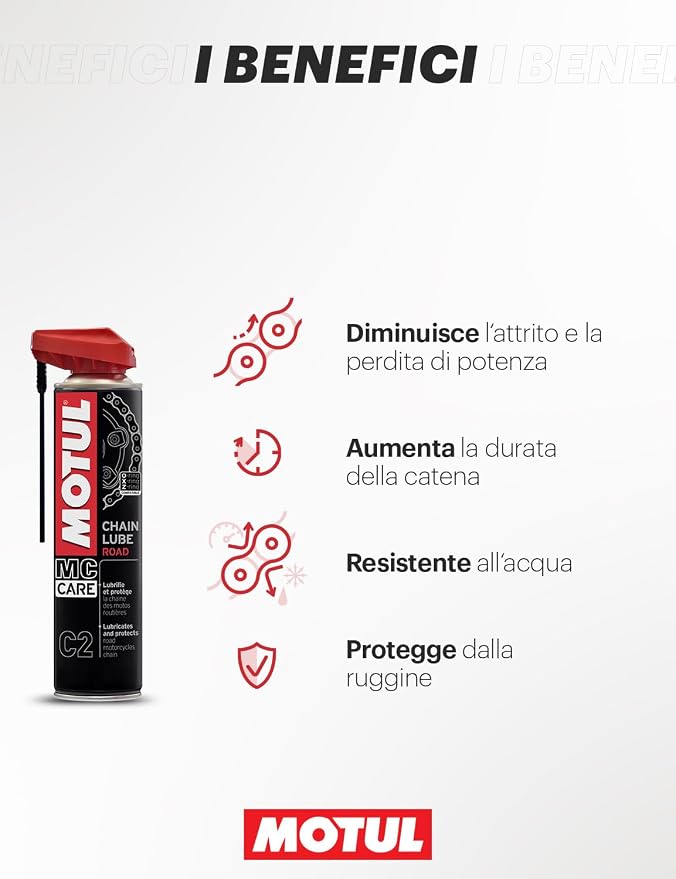 Motul C2 Lubrificante Catena Moto Spray 400 ml