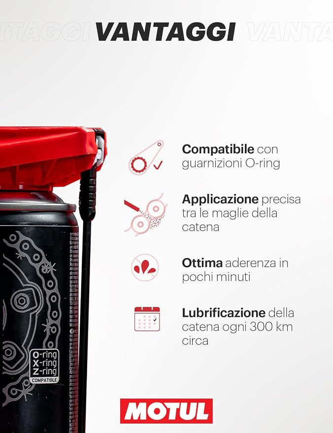 Motul C2 Lubrificante Catena Moto Spray 400 ml
