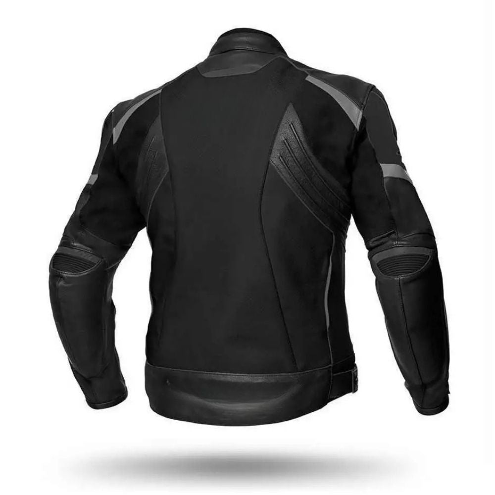Giacca Moto in Pelle Imola Evo Sfodrabile con Protezioni Certificati CE