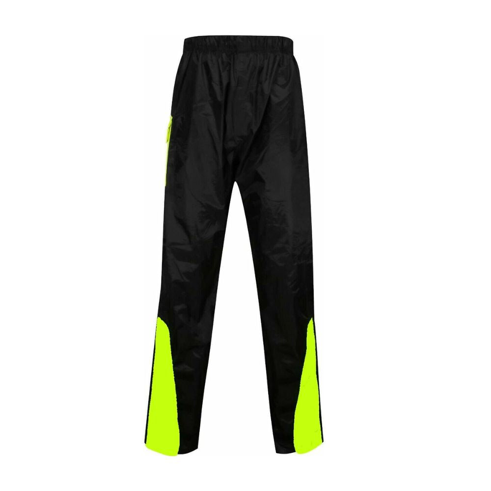 Tuta Antipioggia Kit Completo Impermeabile Moto Scooter Custom Giallo Fluo