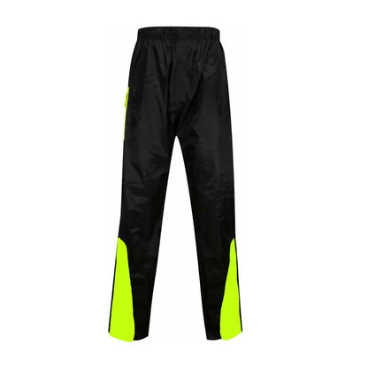 Tuta Antipioggia Kit Completo Impermeabile Moto Scooter Custom Giallo Fluo