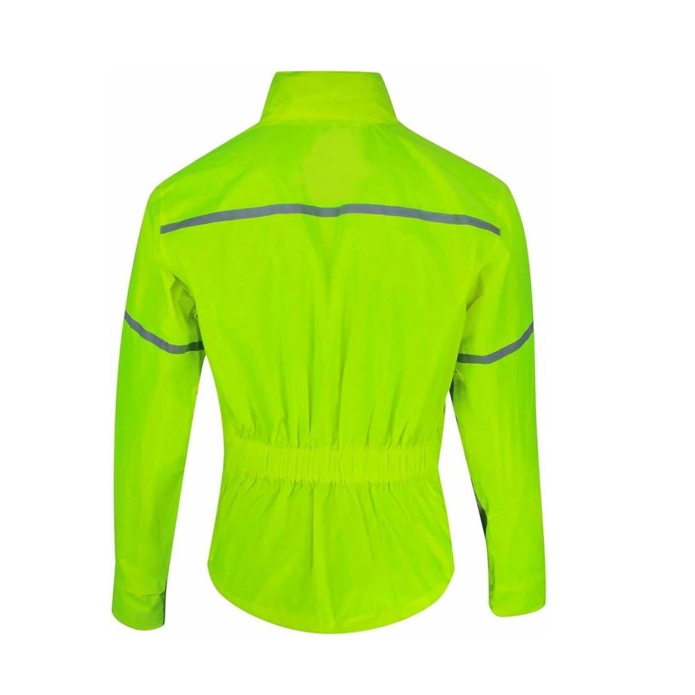 Tuta Antipioggia Kit Completo Impermeabile Moto Scooter Custom Giallo Fluo