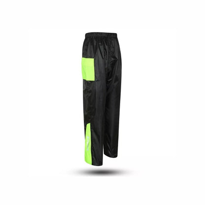 Kit Antipioggia 2 pezzi moto Pioggia Scooter Impermeabile Giacca Pantalone giall