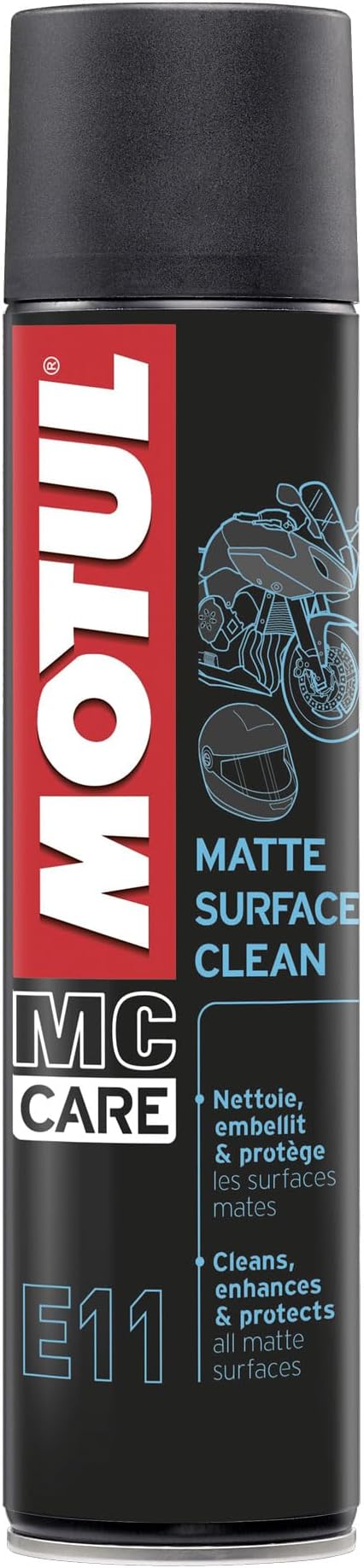 Motul E11 Pulitore Superfici Opache Moto Spray 400 ml