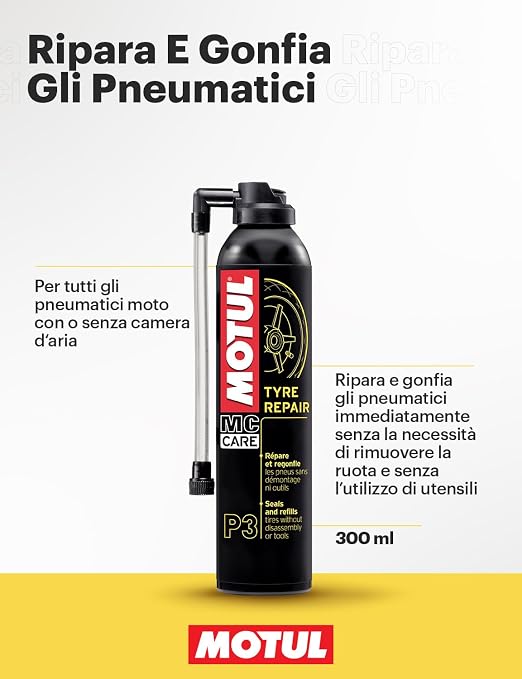 Motul P3 Ripara Pneumatici Moto Spray 300 ml