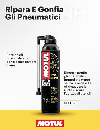 Motul P3 Ripara Pneumatici Moto Spray 300 ml