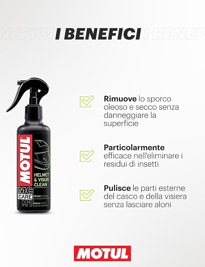Motul M1 Pulitore Casco e Visiera Spray 250 ml