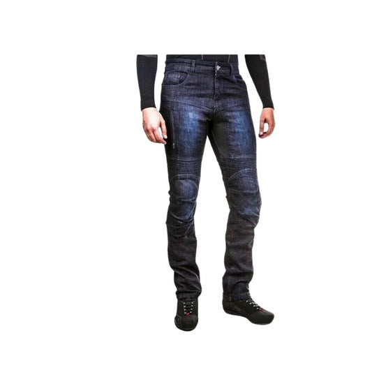 Jeans da moto Denim Estivi CE Certificati Con Kevlar, Rinforzi Protezioni CE