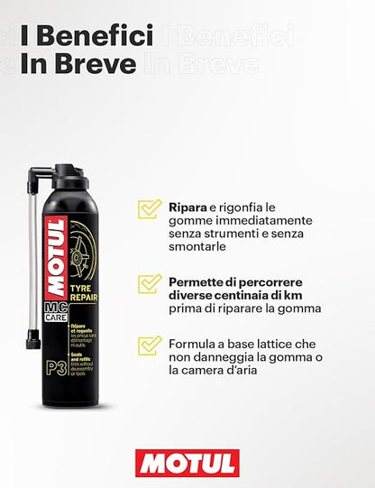 Motul P3 Ripara Pneumatici Moto Spray 300 ml