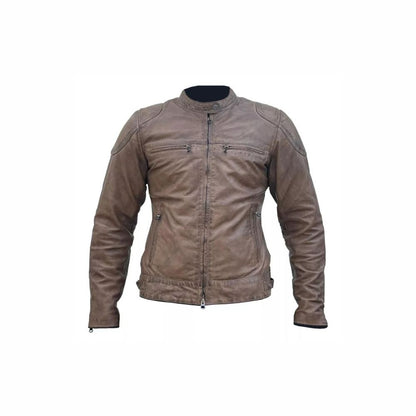 Giacca da moto in pelle da uomo giacche protettive corazzate da moto da
