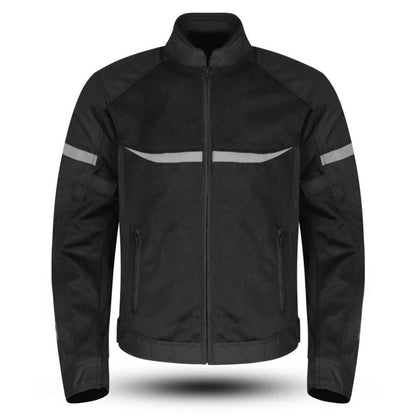 Giacca Moto estiva da Uomo protezioni Omologate Cordura Tessuto Mesh Traspirante