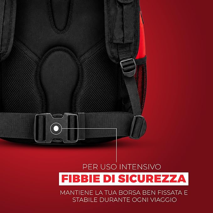 STORM Zaino Moto Nero Verde con Schienale Protettivo e Porta Casco