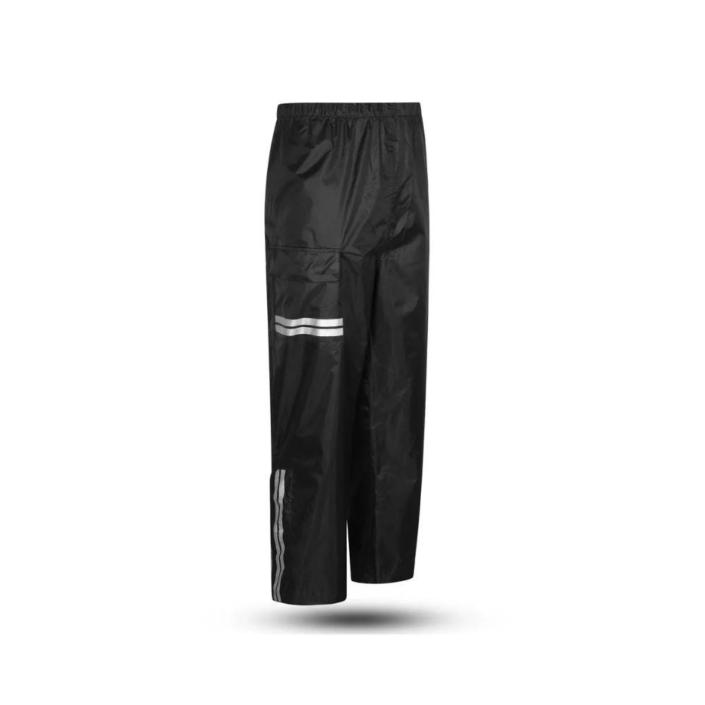 Set Antipioggia Kit 2 pezzi Moto Scooter Impermeabile Nero Giacca e Pantalone