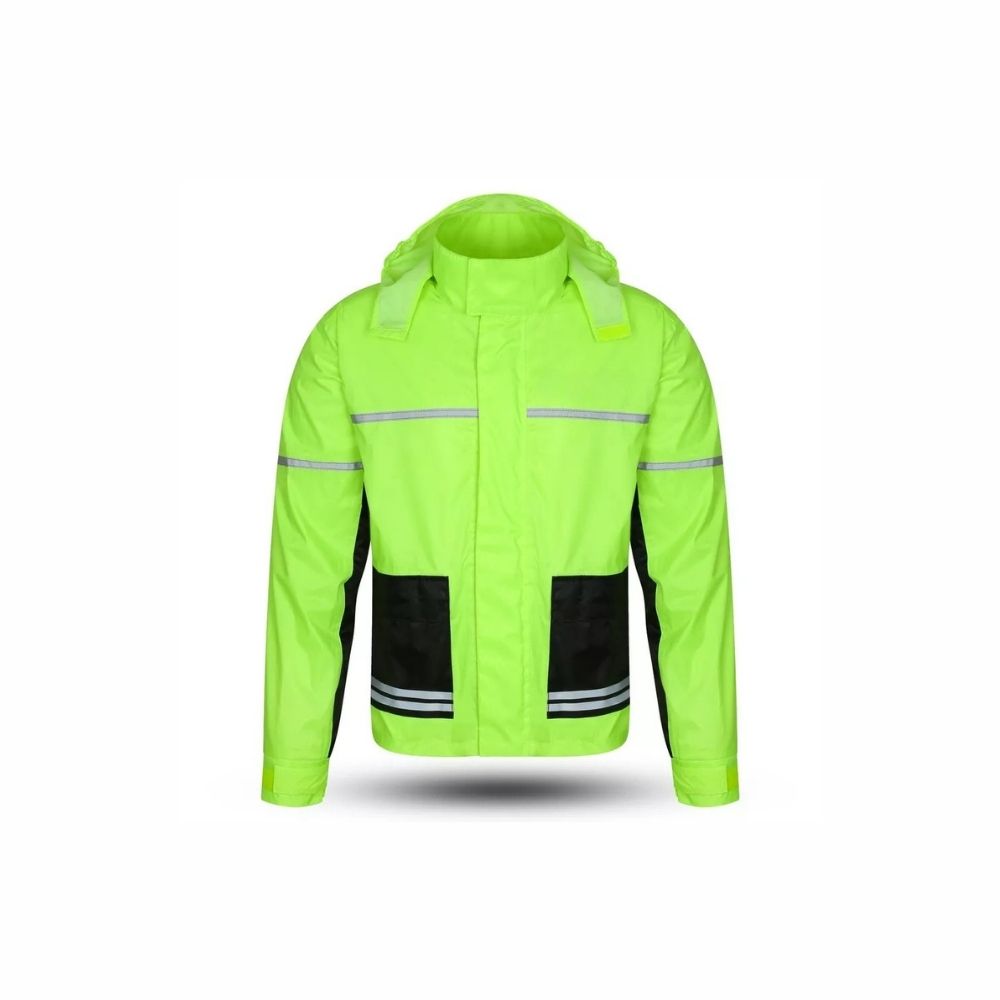 Kit Antipioggia 2 pezzi moto Pioggia Scooter Impermeabile Giacca Pantalone giall