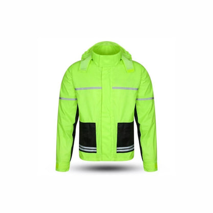 Kit Antipioggia 2 pezzi moto Pioggia Scooter Impermeabile Giacca Pantalone giall