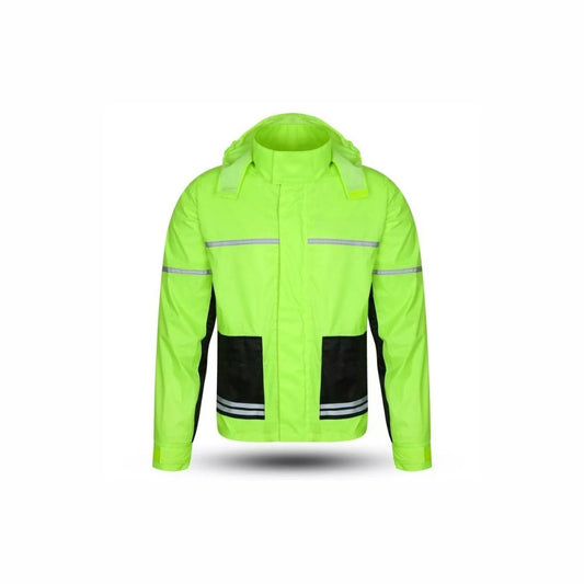 Kit Antipioggia 2 pezzi moto Pioggia Scooter Impermeabile Giacca Pantalone giall