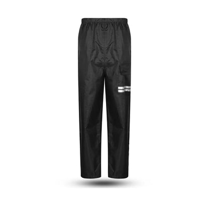Set Antipioggia Kit 2 pezzi Moto Scooter Impermeabile Nero Giacca e Pantalone