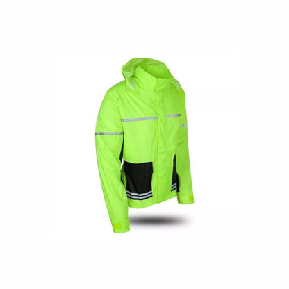 Kit Antipioggia 2 pezzi moto Pioggia Scooter Impermeabile Giacca Pantalone giall