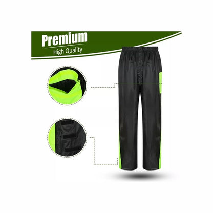 Kit Antipioggia 2 pezzi moto Pioggia Scooter Impermeabile Giacca Pantalone giall