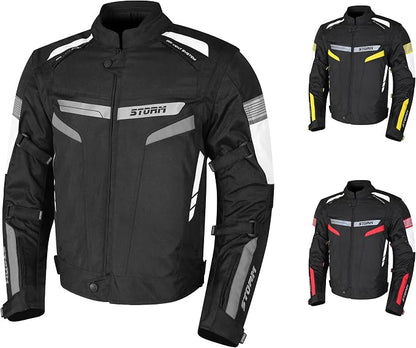 Storm Giacca Moto 4 Stagioni Grigio/Nero