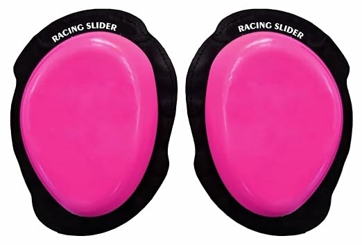 Slider Moto da Corsa Rosa Protezioni Ginocchio Pista
