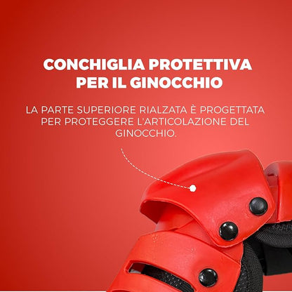 Ginocchiere e Parastinchi Moto Rossi Protezioni Motocross