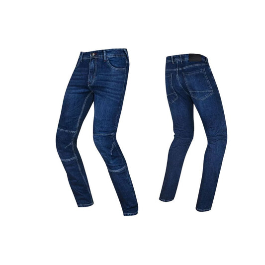 Jeans da per moto con protezioni ginocchia e fianchi omologate CE C.E.